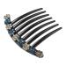 Buy Rhinestone Flower Hair Comb Insert Clip - Blue Hair Accessories for International Shipping - Buy Online on GoSupps.com