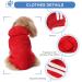 Shop Cute Dog Sweater for Small Dogs - Light Blue & Red Cotton Hoodie - Warm & Cozy Pet Apparel - Buy Online on GoSupps.com