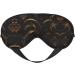 Gold Black Wallpaper Print Soft Eye Mask | Sleep Mask for Women & Men | Ideal Travel Sleeping Eye Mask - Buy Online on GoSupps.com