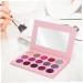 Mikinona 15 Colorful Eyeshadow Glitter Eyeshadow Woman Eyeshadow Compact Makeup Palette Purple - Buy Online on GoSupps.com
