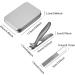 Nail Clippers Nail Clippers | Compact Nail Clippers for Men Stainless Steel Nail Clippers with Nail File for Elderly Wide Jaw Mouth Nail Clippers Grey - Buy Online on GoSupps.com