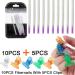 10pcs Fibernails Fiberglass for Nail Extension Nail Acrylic Tips Set with 5pcs Nail Clips