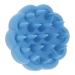 Tovinanna Massage brush cleaning accessories silicone shampoo brush shower cleaning brush massage accessories hair shampoo brush home shampoo brush green leaves portable 8.5x8.5x6.5cm blue
