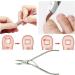 SJLS 2Pcs/Set Ingrown Toe Nail Correction Nippers Clipper Cutters Dead Skin Dirt Remover + Paronychia Podiatry Pedicure Care Tool (Color : A) - Buy Online on GoSupps.com