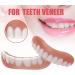 2 Pairs of Cosmetic False Teeth Veneers - Provisional Denture and Artificial Teeth - White Tooth Covers for a Perfect Smile | International Shipping - Buy Online on GoSupps.com