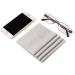 12 Pack Microfiber Eyeglasses Cleaner Cloth - Lint Free Sunglasses & Lens Cleaning Wipes - 5x6 Inch Gray Cloths for Eyewear & Camera - Buy Online on GoSupps.com