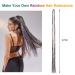 Aomig Glitter Hair Strands - 16 PCs Tinsel Hair Extensions for Braids & Party Accessories | Fairy Hair Lametta Glitter Strands - Buy Online on GoSupps.com