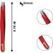 Seekingon Professional Tweezer for Facial Hair Women & Men Stainless Steel Precision Tweezers for Ingrown Hair Tweezers for Men & Women (Red) - Buy Online on GoSupps.com