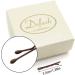 Dofash 3.5CM/1.38IN Mini Steel Bobby Pins Small Hair Pins Hair Accessories Bobby Pins Brown with Gift Box for Girls 100PCS(Brown) 3.5cm Brown (100pcs) - Buy Online on GoSupps.com