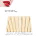 100 Pcs Disposable Lip Brushes - Wooden Applicator with Nylon Fiber Handle for Perfect Lipstick Application - Ideal for Makeup Artists & Beauty Enthusiasts - Buy Online on GoSupps.com