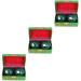 Lurrose hand exercise balls 3 pairs acupuncture ball of the hand surface massage ball made of marble pleasure baoding ringing tai-baoding ball massage ball trigger point ball bell play fitness tighten