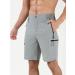 Suwangi Men's Quick-Dry Cargo Shorts - Light Gray Medium | Outdoor Athletic & Travel Gear - Buy Online on GoSupps.com