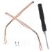 Healeeved 1 pair of glasses band replace stable glasses spare bars Sunglasses sung spare bars replacement glasses bracket Stable sunglasses brick brilliant parts crystal metal glasses frames
