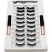 TONXX 10 Pairs Magnetic Eyelashes and Eyeliner Kit Reusable 3D Magnetic False Lashes Extension Needed for Makeup 5# - Buy Online on GoSupps.com