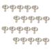 COHEALI 400 Sets Diamond Stud Rivets Tripod Accessories Rhinestone Nailhead Studs Rivets for Fabric Manual