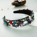 amangul Retro Luxurious Headband Colored Crystal Pearl Jewelry Hair Hoop Bandana(Ab) - Buy Online on GoSupps.com