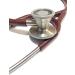 Professional Burgundy Stethoscope Cardiology Dual Sided Stainless Steel