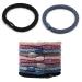 Sioppkik 12 pieces cotton hair tie braided hair bands elastic hair tie ropes braided ponytail holder hair jewelry for thick heavy and curly hair (mixed colors)