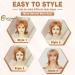 Rose Golden Blonde Pixie Cut Wig for Women - Shaggy Layered Mullet Rocker Style - Buy Online on GoSupps.com