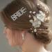 Messen Bride Wedding Hair Pins - Luxury Crystal Rhinestone Barrettes (2 Pieces) Silver - Buy Online on GoSupps.com