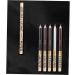 WOONEKY 6 Pcs Eyebrow Pencils Makeup Eyeliner Eyebrow Makeup Pencil Highlighter Pencil Eye Brow Brown - Buy Online on GoSupps.com