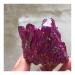 Rose red electroplated Crystal Gemstone Cluster Flower Reiki Crystal Stone for Home deocr