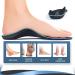 PCSsole Orthotic High Arch Support Insoles for Men and Women - Gel Sport Inserts for Flat Feet, Plantar Fasciitis, Over Pronation - Size L (10-11.5) 30cm Black - Buy Online on GoSupps.com
