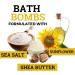 Legends Creek Farm Goat Milk Botanical Bath Bomb Gift Set - Shea Butter & Sunflower Oil - Hydrating and Relaxing - 18 Oz Total (4-Pack) - Botanical Formula - Buy Online on GoSupps.com
