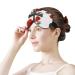 Ankh and Red Roses Sleep Mask - Adjustable Strap Eye Cover for Sleeping, Blocking Light - Men and Women - Ideal for Night, Travel, Nap - Buy Online on GoSupps.com