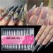 AJTUTUS 192x/Box Soft Gels Tips Extras Long Full Cover Tips Clear Tips Press On Ballerinas False for Salons - Buy Online on GoSupps.com