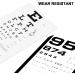 Pocket Eye Chart Set - Snellen & Rosenbaum (2 in 1) - 42.00 x 78.00 - Vision Test Tool - Buy Online on GoSupps.com