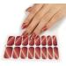 Pattern Semi Cured Gel Nail Polish Strips Full Nail Wraps Nail Polish Stickers Self-Ashesive Nail Art Nail Polish Strips for Women Valentines Day Ze0098 - Buy Online on GoSupps.com