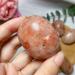 Natural 1pc Natural Gold Sun Palm Oval Smooth Polished Palm Home Decor Natural Stones and Minerals - Buy Online on GoSupps.com