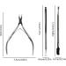 Lofuanna Cuticle Nippers and Pusher Set - Professional Stainless Steel Manicure Tools for Dead Skin Fingernails and Toenails (Black) - Buy Online on GoSupps.com