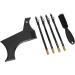 Cryfokt Kit de Pochoirs Fa onneur de Barbe pour un Contour Parfait et une Coupe Automatique pour les Hommes l gants en D placement Mat riau ABS (BLACK) - Buy Online on GoSupps.com