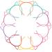 Zifengcer 10 Pcs Plastic Cat Ears Headbands for Kids Girls Women Multicolor Cute Sawtooth Kitty Ears Headwear Gifts Party Halloween Birthday Supplies