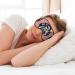 Astronaut on The Moon Double-Sided Sleep Eye Mask | Soft Adjustable Blindfold | Light Blocking Comfort - Buy Online on GoSupps.com