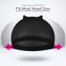 Fandamei 6 Pcs Black Nylon Stocking Caps - Stretchy Wig Caps for Men and Women - Buy Online on GoSupps.com