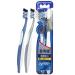 Zumaha compact toothbrush with soft bristles hand toothbrush for sensitive teeth and gum loss 4-pack travel toothbrushes ergonomic
