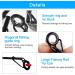 Junmeido 35 Pcs Fishing Rod Rings | Stainless Steel & Ceramic Accessories for 2.2-4.0mm Rods | International Shipping Available - Buy Online on GoSupps.com