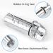 Waterproof Mini Pill Box Keychain - Portable Aluminium Alloy Holder for Purse - Silver - Buy Online on GoSupps.com