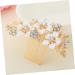 CALLARON Women Rhinestone Hair Comb Tiara Rhinestone Hairpin Floral Headdress Flowers Bride Comb Hair Comb Headpiece - Buy Online on GoSupps.com