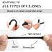 Ksjehw Silicone Anti-Slip Covers for Glasses - 20 Pairs Comfort Brackets & Ears - Ideal Accessories for Glasses & Sunglasses - Buy Online on GoSupps.com
