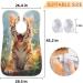 Cute Tiger Beard Bib Apron - Beard Hair Catcher for Men | Father's Day Anniversary & Christmas Gift for Dad & Husband | 2 Suction Cups Included - Buy Online on GoSupps.com