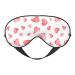 Pink Hearts Sleep Mask Adjustable Double -Sided Eye Mask Soft Sleeping Eye Covers for Sleeping Perfect Shading Reduce Eye Edema