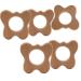 Arakierst 10pcs Cartoon Wood Butterfly Teether - Natural Beech Wooden Handmade DIY Jewelry Pendant - Buy Online on GoSupps.com