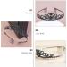 Lurrose Rhinestone Crowns Tiaras with Comb Headband for Girl Women Bridal Birthday Party Wedding Prom (Black) - Buy Online on GoSupps.com