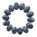 20pcs/lot Natural Stone Mixed Oval Teardrop Gua Sha Facial Tools Crystal Self Care Gifts Yoga Stone (Color : Black Shimmerstone)