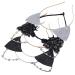 5 Pcs Cat Ears Hair Ripe - Lace Ladies Hair Accessories with Black Rhinestone Silver Cat Ears | International Shipping Available - Buy Online on GoSupps.com