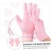 Beatifufu 1 Pair Beauty Protective Glove Tropical Headdress Moisturizing Gloves for Hand No Crease Hairpin Black Repairing Moisturizing Gloves Sebs Dry Proof Pink Women's - Buy Online on GoSupps.com